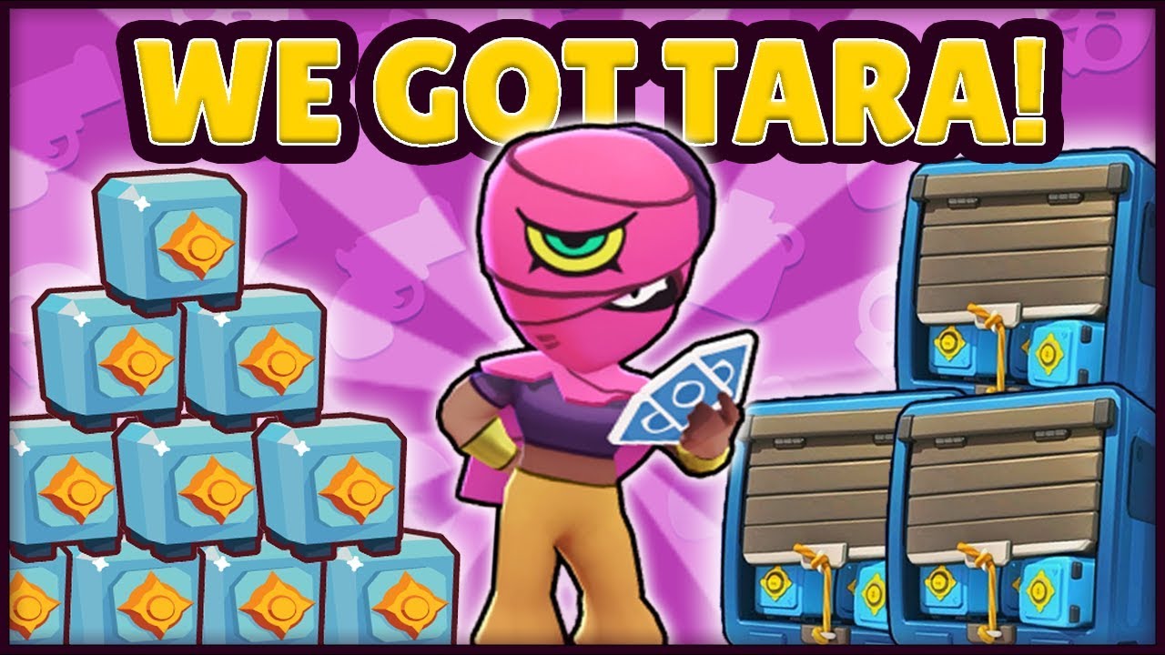 Huge Brawl Box Opening We Got Tara Brawl Stars Youtube - brawl stars tara box