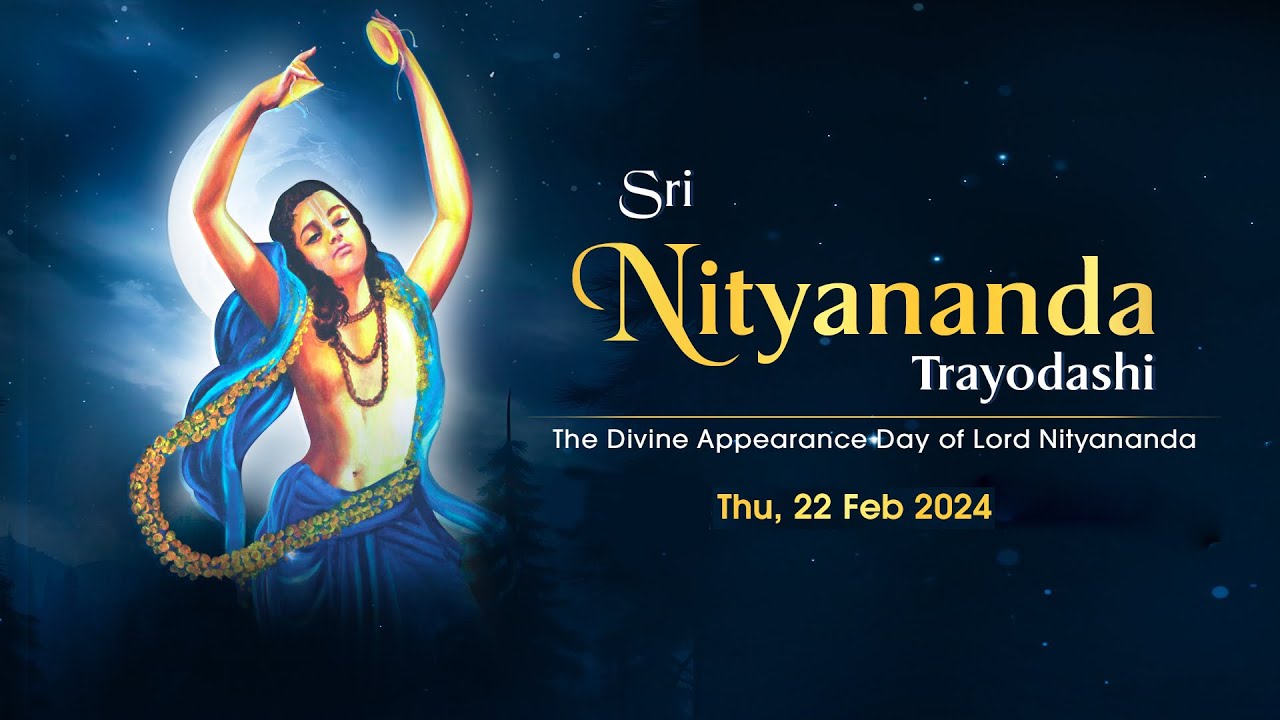 Sri Nityananda Trayodashi 2024 22 Feb 2024 Hare Krishna Hill YouTube