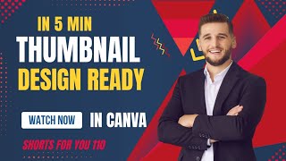 Create a thumbnail in canva in free (FREE) || How to create a thumbnail in free