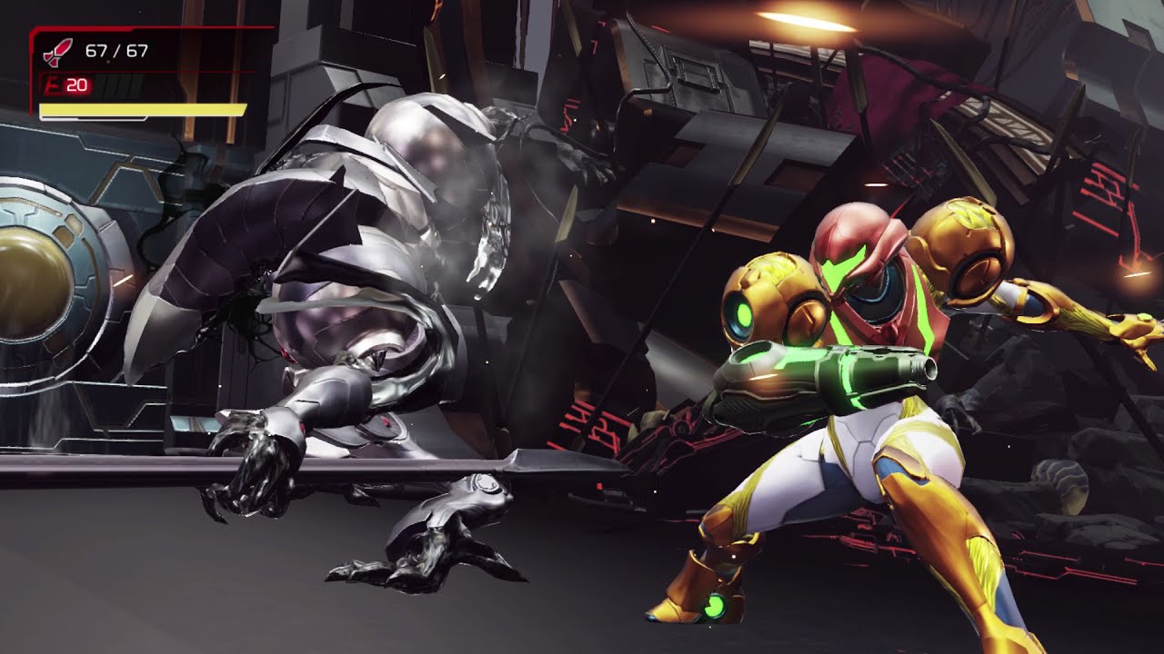 Metroid Dread - Elun: First X Parasite Chozo Warrior Soldier Bossfight Nintendo Switch Gameplay