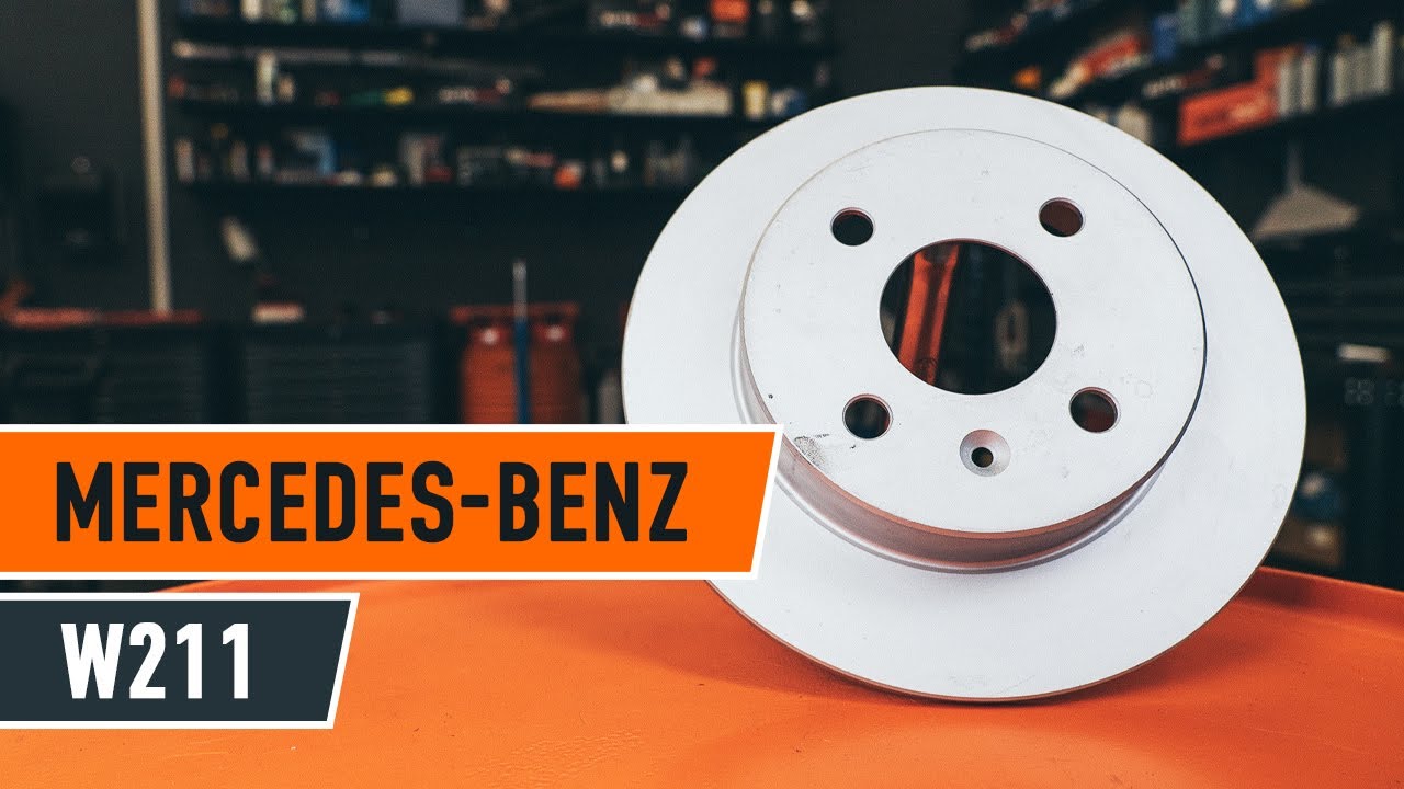 Wie Mercedes Benz E W211 Bremsscheiben Hinten Und Bremsbelage Wechseln Tutorial Autodoc Youtube