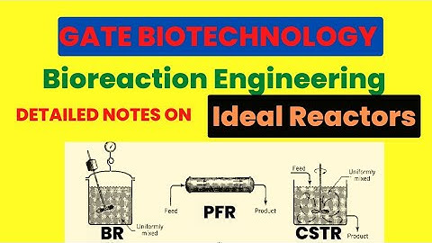 Lecture 3: What are Ideal Reactors | Batch Reactor | CSTR | PFR @biotechnotebook