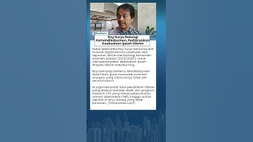 Roy Suryo Datangi Kemendikdasmen, Pertanyakan Keabsahan Ijazah Gibran Rakabuming Raka