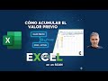 Cómo acumular el valor previo en un SCAN