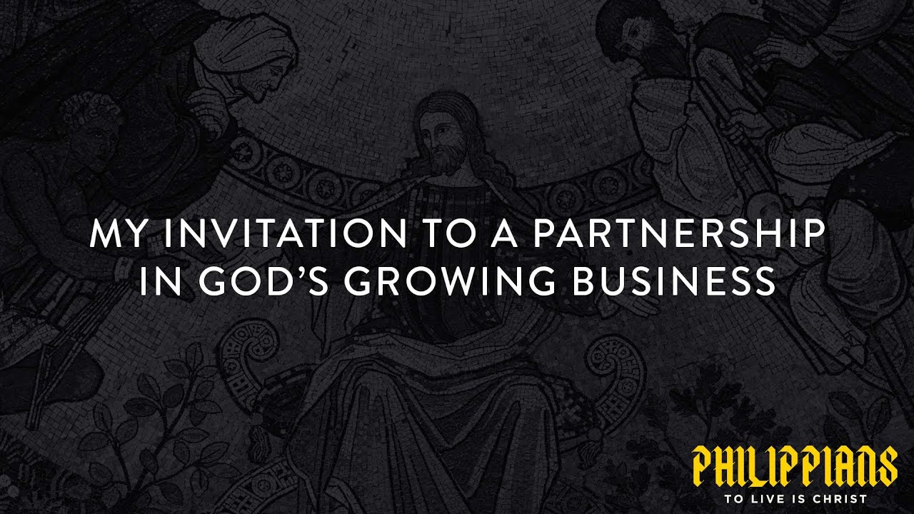 My Invitation to a Partnership in God’s Growing Business