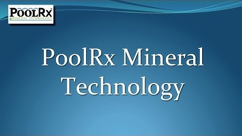 1  PoolRx Mineral Technology
