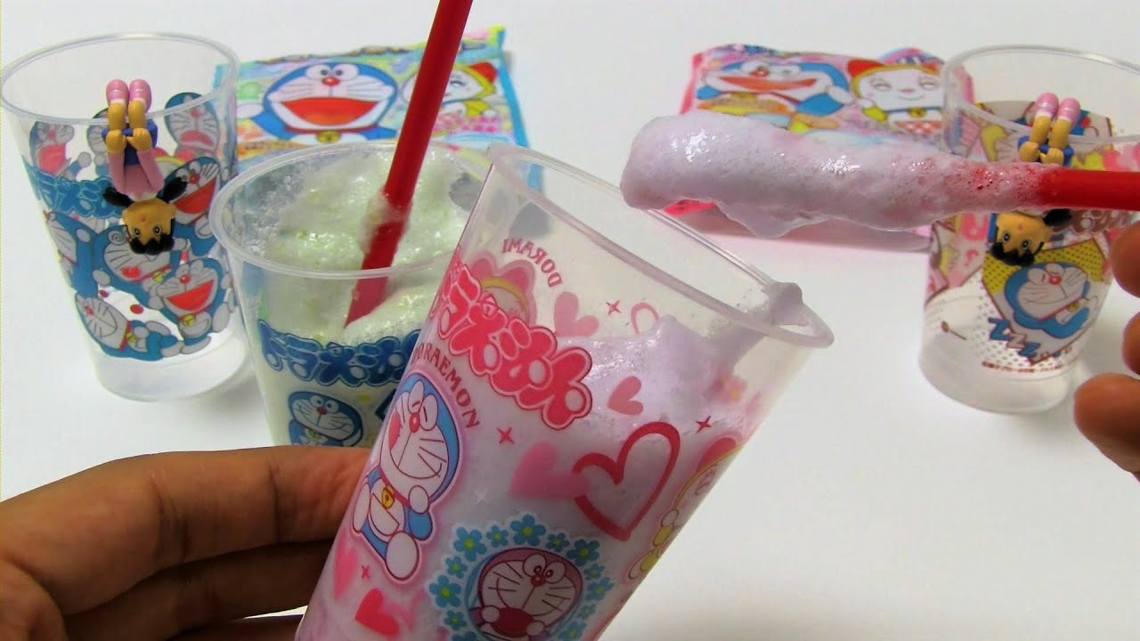 DIY Japanese Candy #148 Doraemon Moco Moco Awa Bubble Jelly