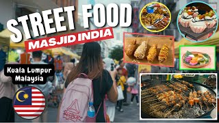 Street Food at Masjid India Pasar Malam Kuala Lumpur Malaysia