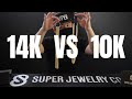 10K vs 14K Gold Chains -  Super Jewelry Co