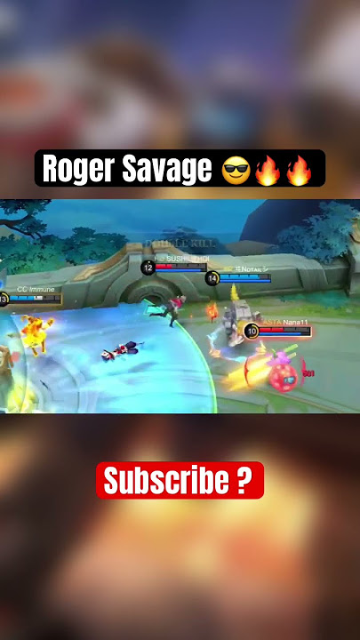 Roger Savage 😎 transformer skin #mlbb #mobilelegends #shorts