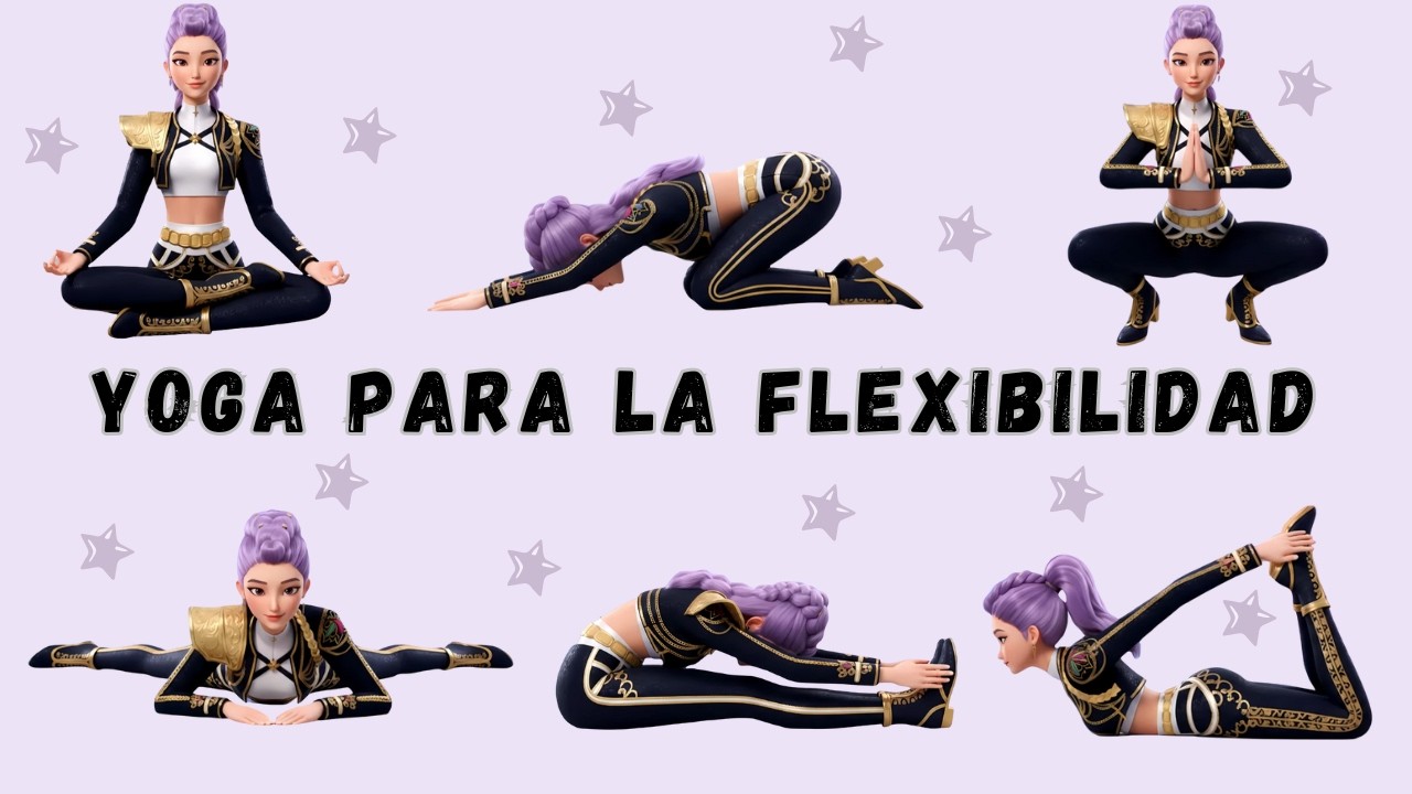 Yoga para niños | Relajación, energía y bienestar | Yoga con KPop Demon Hunters
