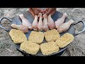 Tasty Yellow Noodle Fried Chicken Drumstick Recipe / Kdeb Cooking