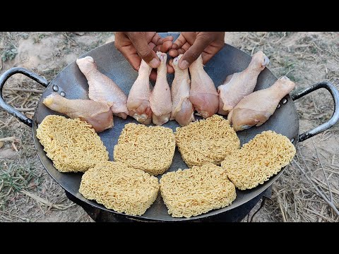वीडियो: नूडल्स के साथ चिकन लेग्स पकाना