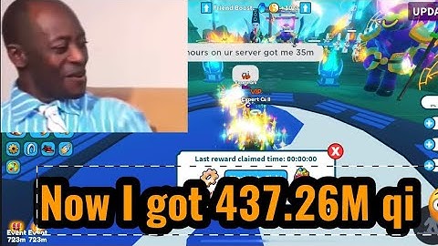 Weapon fighting simulator” AFK Auto grind Qi in 8:42 hours 😳😳