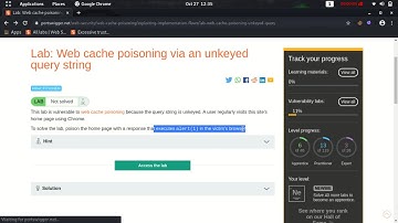 Web cache poisoning via an unkeyed query string (Video Solution) | 2020