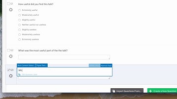 Using Qualtrics to Get Feedback on Talks