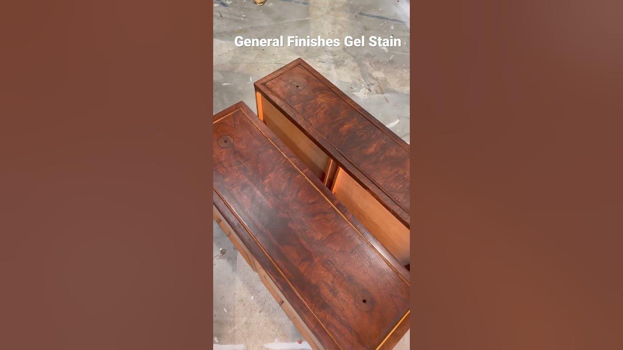 How to apply Gel Stain (staining without stripping) 