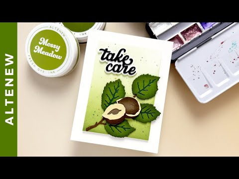 Adding Subtle Texture with Splatter to Handmade Cards