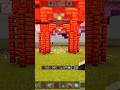 Minecraft japaneese gate tutorial #minecraft #shorts