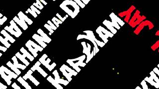 Jail_Ho Luck Mera Kainda Jitni Tu Dunya... L New Whatsapp Status. L .Black Screen Status..