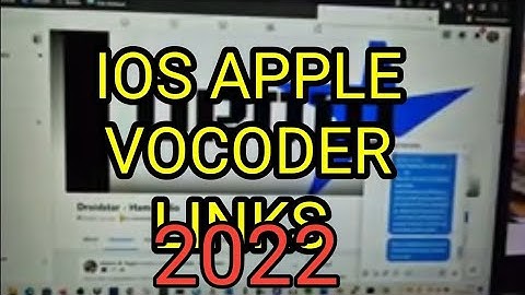 DROIDSTAR VOCODER -ANDROID -IOS APPLE 2022