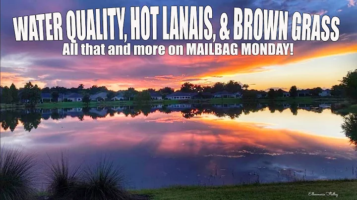 MAILBAG MONDAY with JERRY and LINDA...   Water Qua...