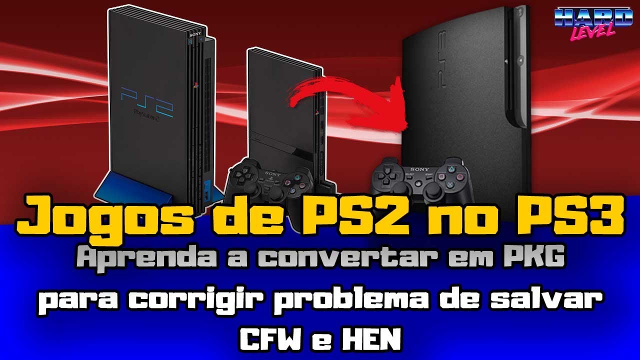 como baixar jogos de PS2 no ps3 0800 HEN e CFW 