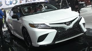 2018 Toyota Camry at the 2017 Detroit Auto Show