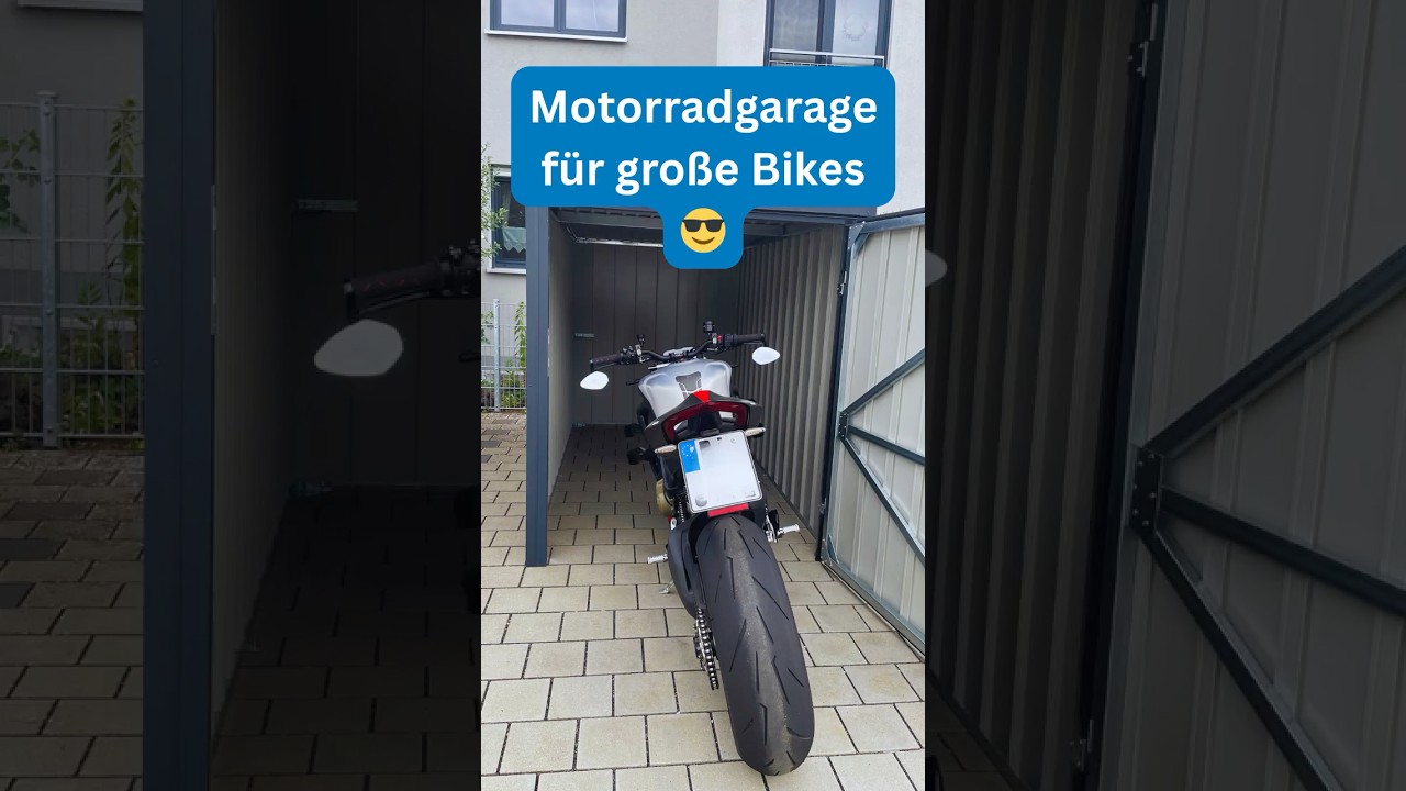 Motorradgarage für große Bikes! 