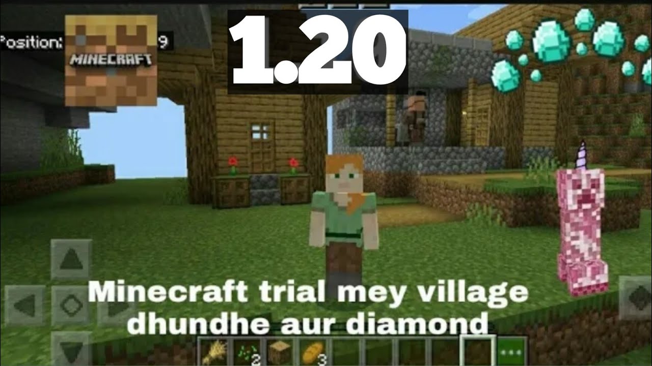 how to find village Minecraft trial -1.20 Minecraft trial mein village ...