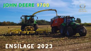 Ensilage 2023 - Ensileuse John Deere 9700i - Bretagne