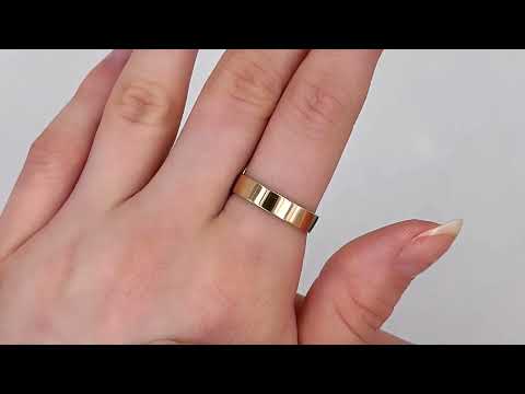 Срібна обручка з золотом БС4182в розмір 17, видео 1