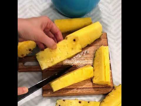 How to cut a Pineapple | Quick and Delicious