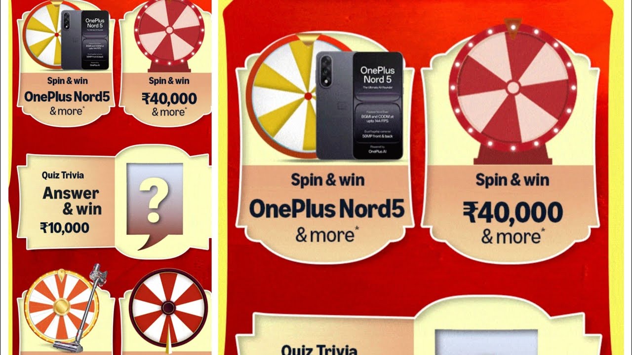 Amazon New Game This Week Quiz Answer Today I Amazon Quiz Answer Today I Oneplus nord 5 Quiz Answer 