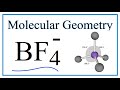 Molecular Geometry of BF4-