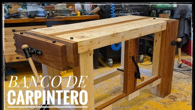 MESA DE TRABAJO PARA CARPINTERO / WOOD WORKBENCH BUILD 