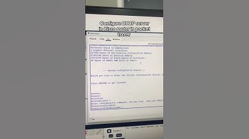 Configure DHCP server in Cisco router in packet tracer mission completed #ciscocertification