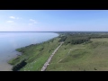 Phantom 3. Плещеево озеро. Синь камень.