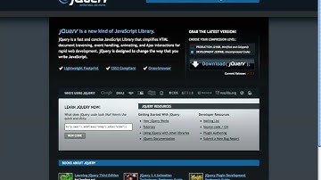 Downloading and Installing Jquery