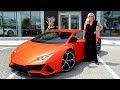 DRIVING the NEW HURACAN EVO in Arancio Xanto & Walkthrough!!!