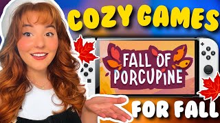 TOP 10 Cozy Games for FALL  | Nintendo Switch + PC