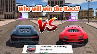 Buggati Divo Vs Bugatti Veyron | Full comparison | Ultimate Car Driving Simulator Gameplay | screenshot 5