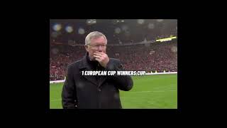 Sir Alex Ferguson Trophies At Man United