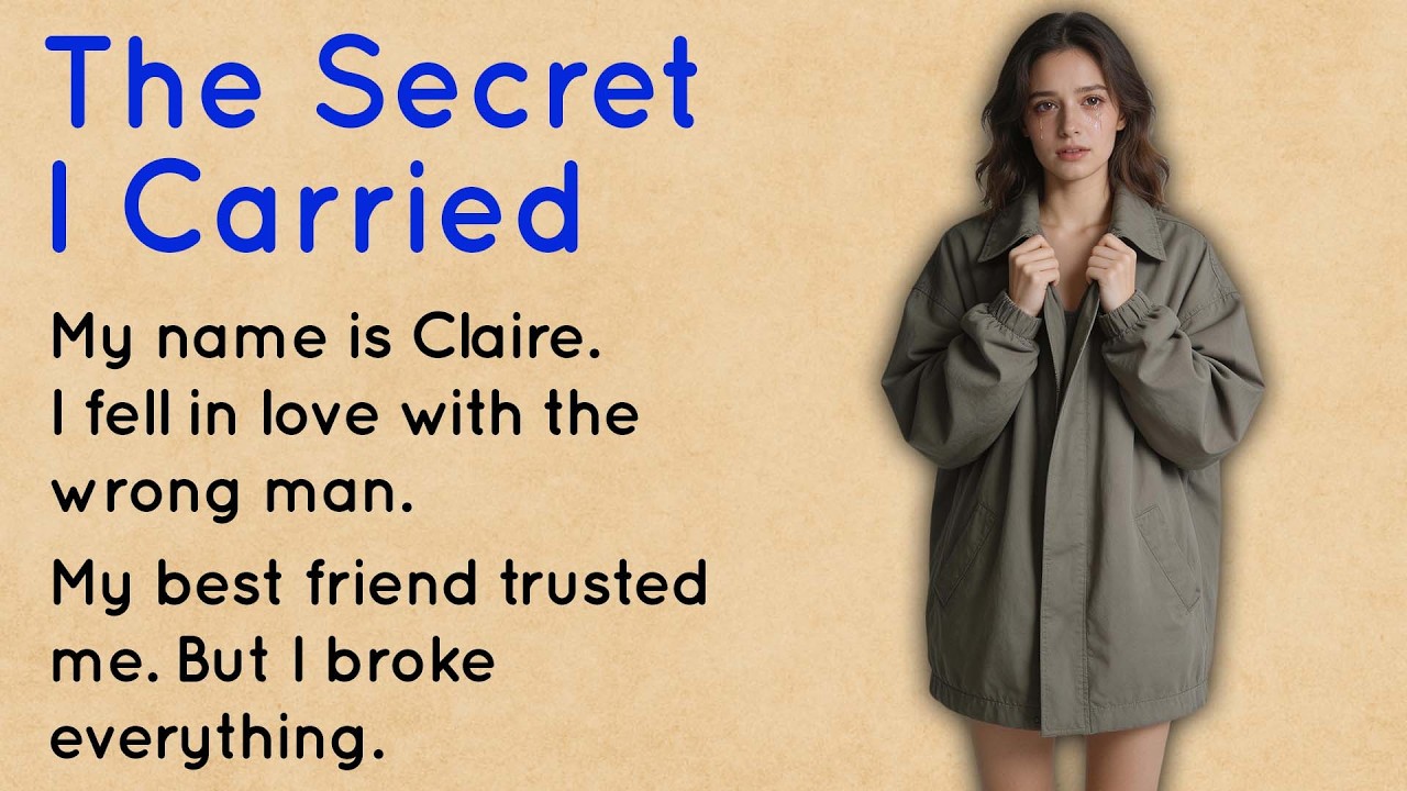 I Loved Him But He Was My Best Friend's Husband ✅ English Story (A1-A2 Level) 💔