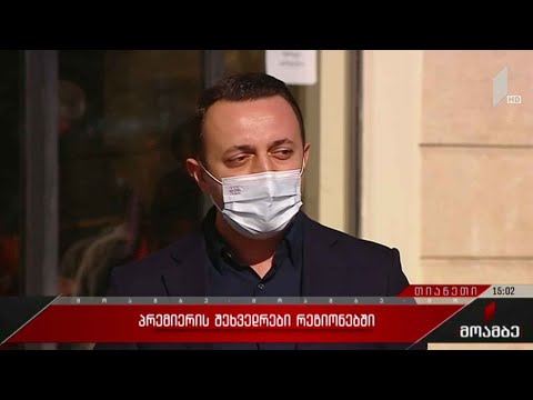 პრემიერ-მინისტრის შეხვედრები რეგიონებში