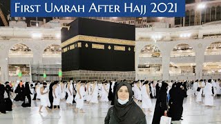 First Umrah After Hajj 2021||Umrah vlog 2021||Morning with sidra