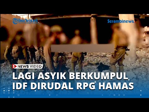 Tentara Israel Teriak Kesakitan Terkena RPG Hamas, Ditenangkan Seperti Anak PAUD