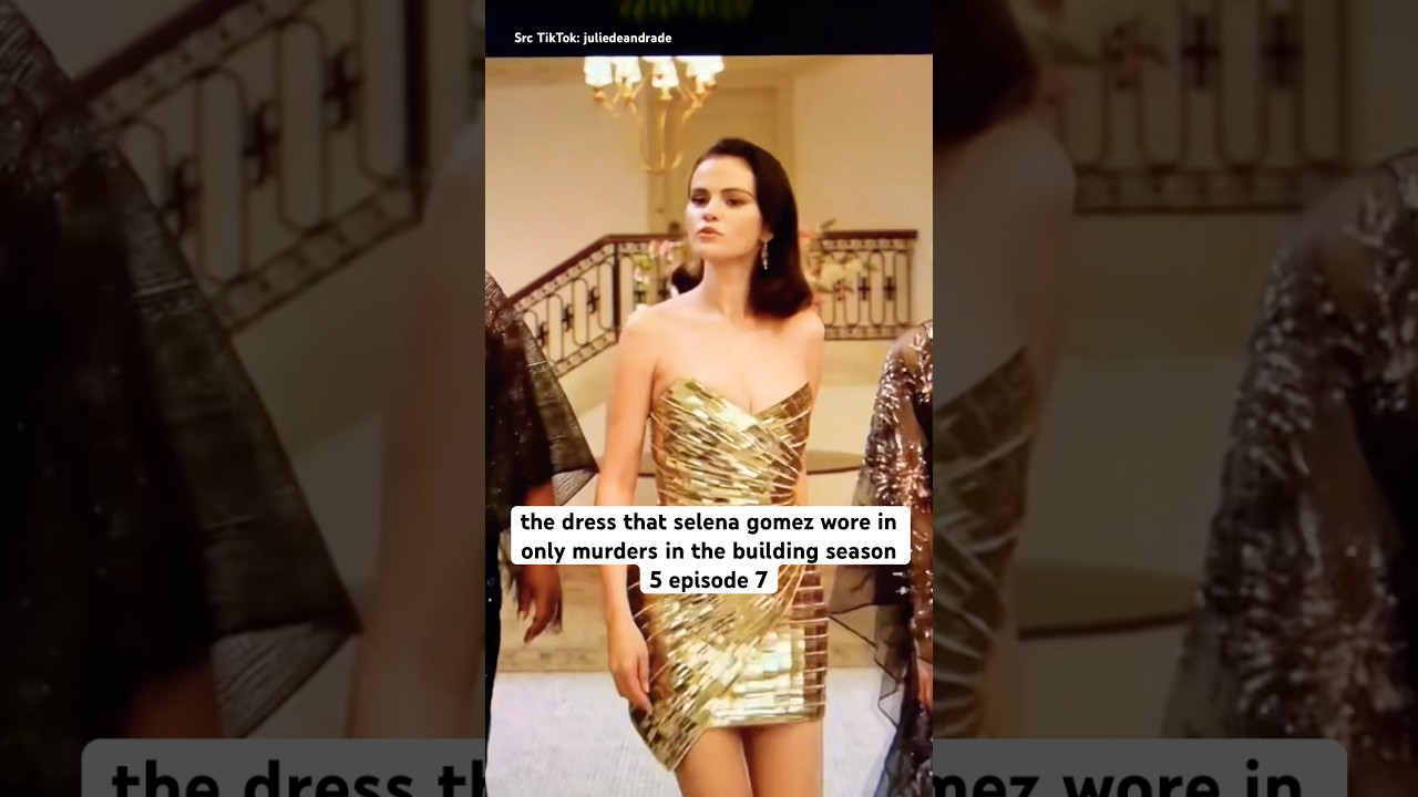 the dress that selena gomez wore in only murders in the building season5  episode 7 #selenagomez - YouTube