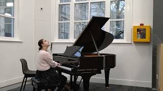 Piano recital by pianist Lucy at the CHORAL (Child Health Outcomes Research at Leeds) launch 1