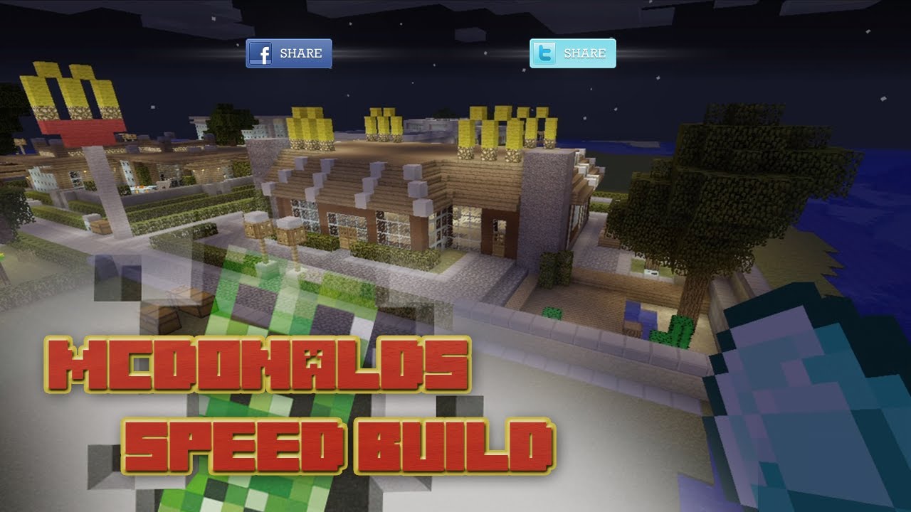 Minecraft Xbox 360 - McDonald's Speed Build